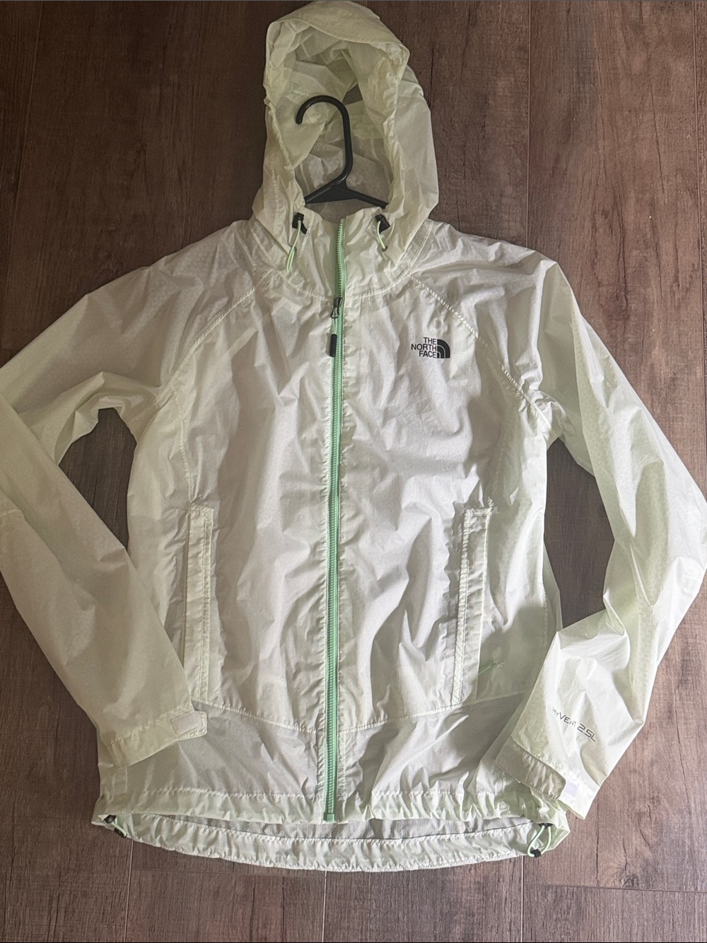 The North Face Women's Pale Mint Hooded Shell Jacket